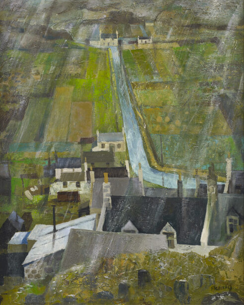 Sleet Falling, Shetland