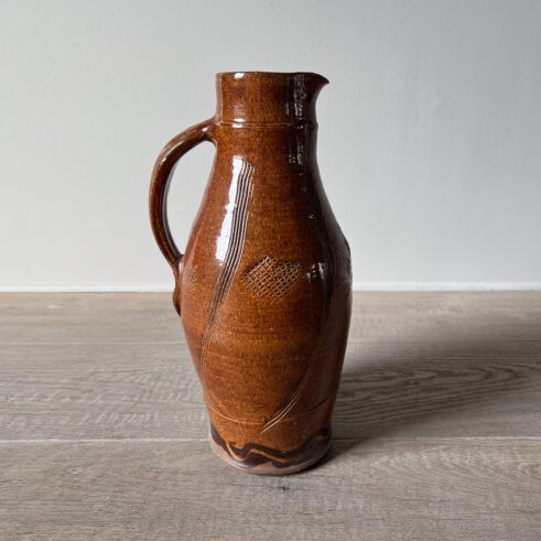 Brown Baluster Jug