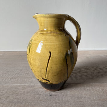 Large Round Yellow Jug