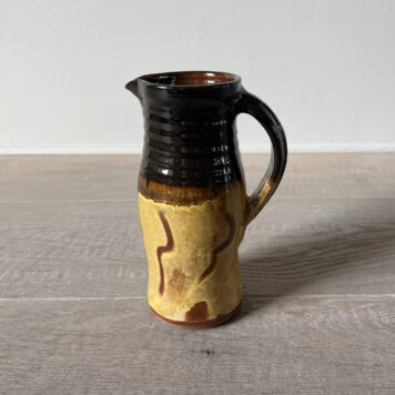 Small Mediaeval Jug (brown and yellow)