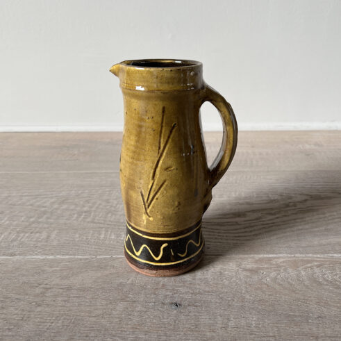Small Yellow Mediaeval Jug