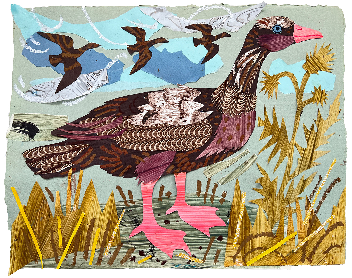 Pink Footed Goose By Mark Hearld The Scottish Gallery
