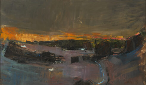 Sunset over Catterline