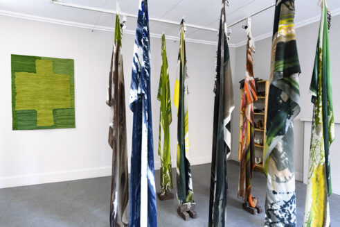 Kate Blee Unpredictable Life scarf display