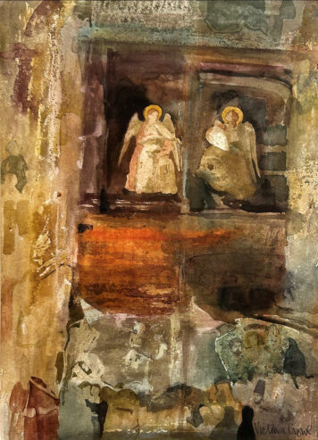 Study of Two Angels, ‘Paradiso’, Fresco Santa Maria Novella