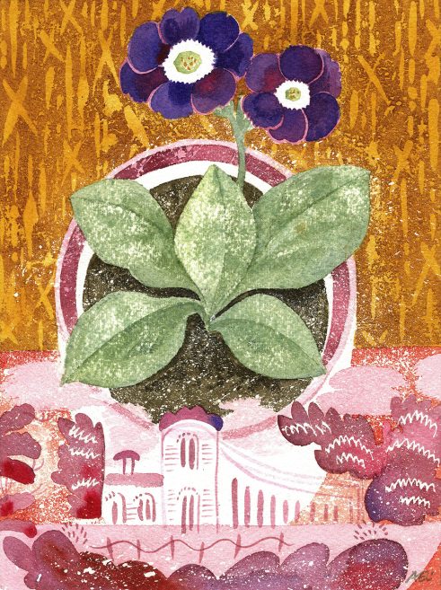Auricula Faliraki and Lustreware Landscape