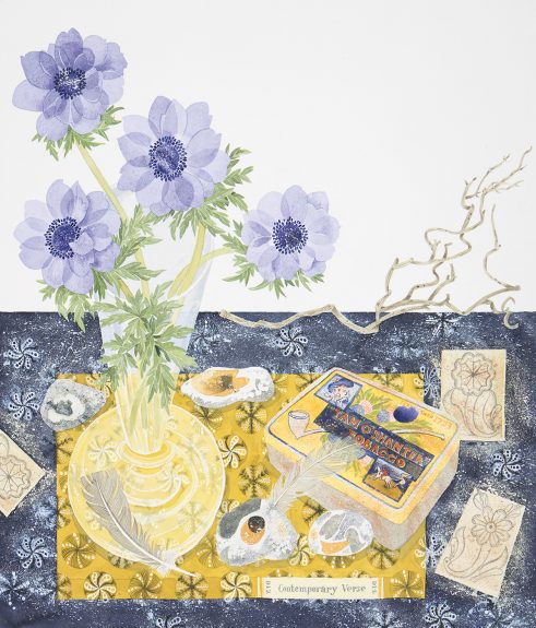 Anemones and Tam O’Shanter Tin