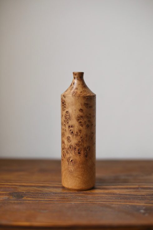 Oak Burr Dried Flower Vase #12