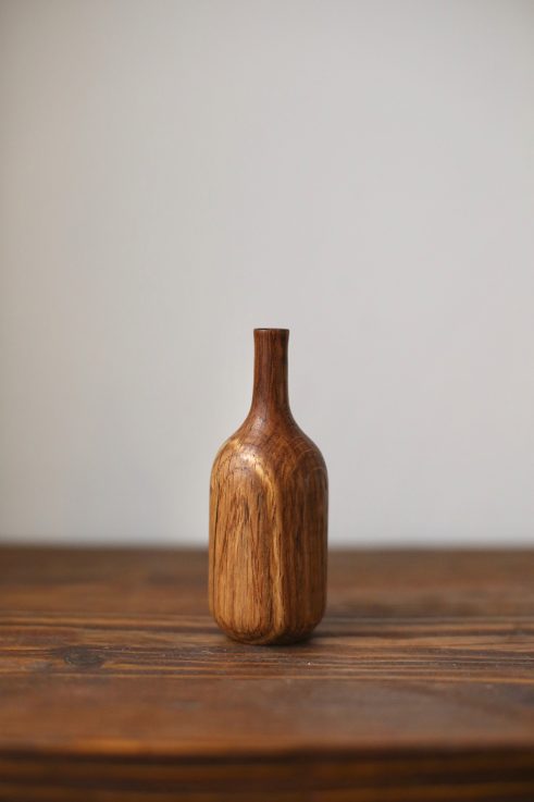 Brown Oak Dried Flower Vase #17