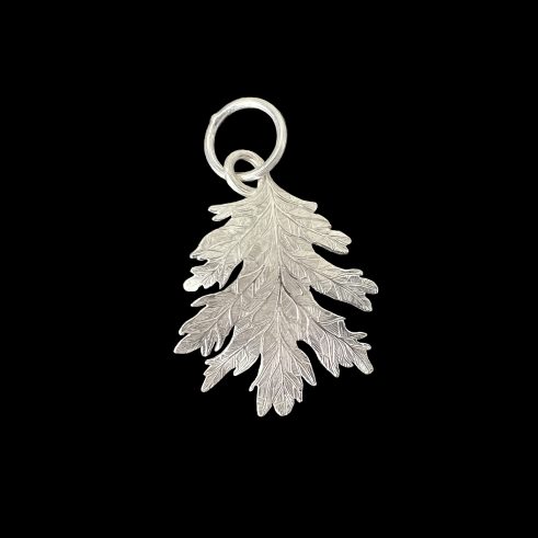 Hawthorn Leaf Pendant