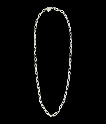 Long Oval Die Struck Necklace