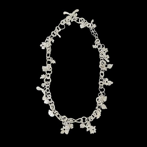 Walk in the Woods Silver Necklace