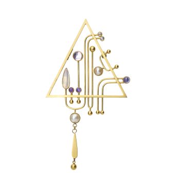 Triangle Brooch