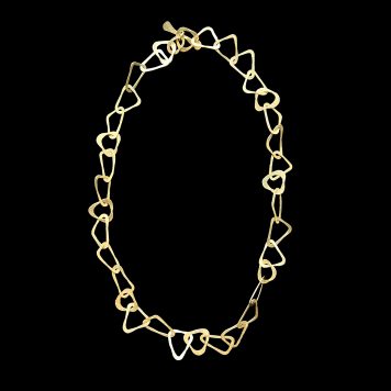 18ct Gold Triangular Chain