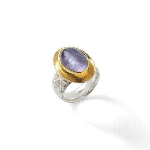 Lavender Sapphire Ring