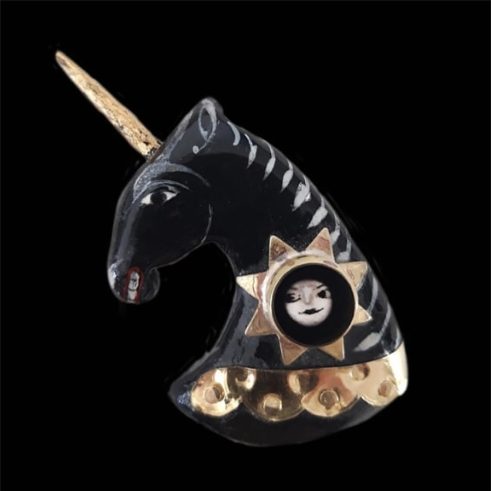 Unicorn Brooch