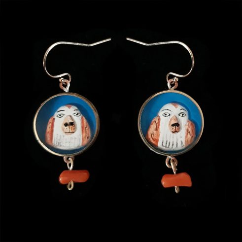 Mantle Dog Earrings