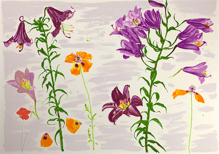 Lilies and Poppies