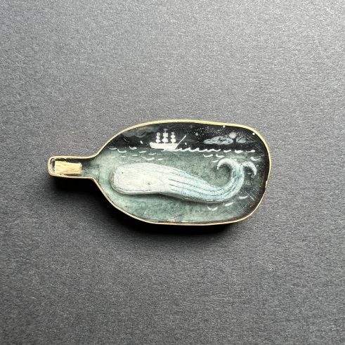 Whale Brooch
