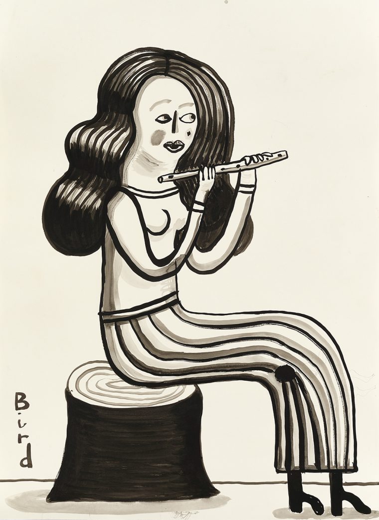 Woman with a Flute