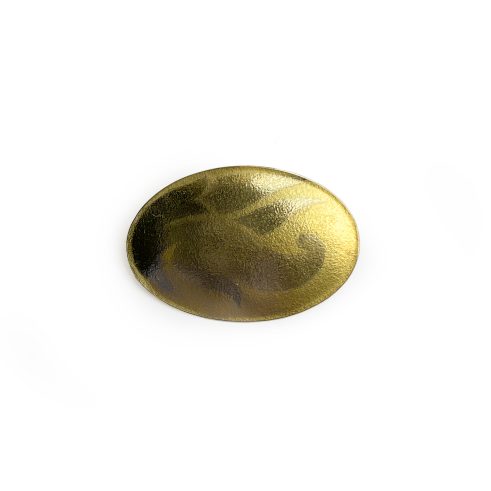 Gold Oval Brooch I