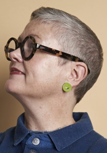 Small Buoy Earrings – Lime Green