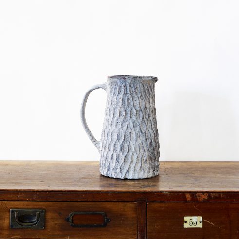 Dry Kohiki Flower Petal Jug Grey