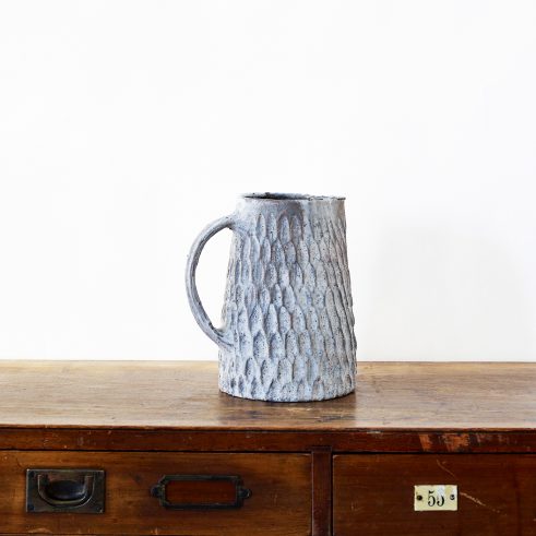 Dry Kohiki Flower Petal Jug Grey II