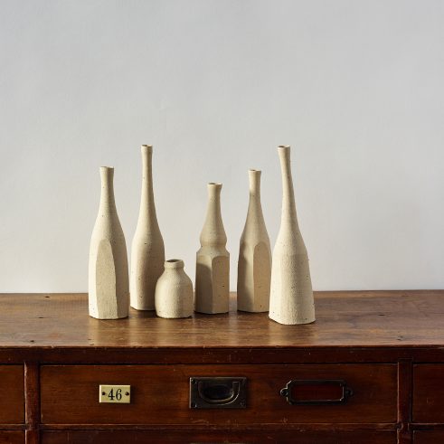 Still Life Bottles Beige (set of 6)