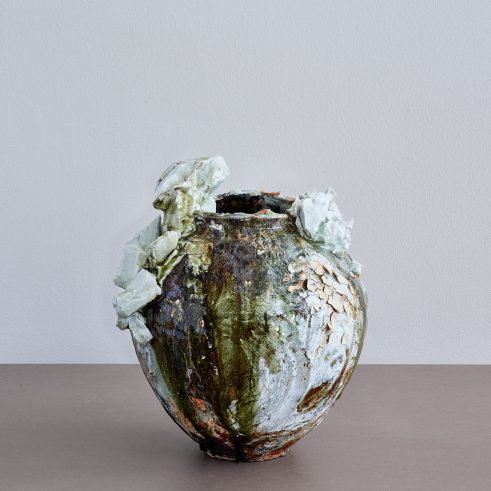 Small Moon Jar Blue