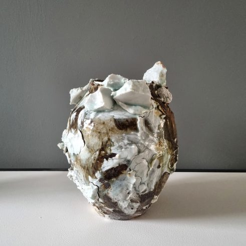 Mini Moon Blue Vase Form II