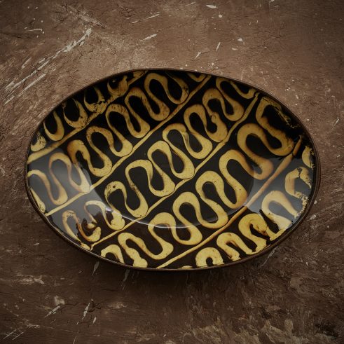 Oval Pressed Dish