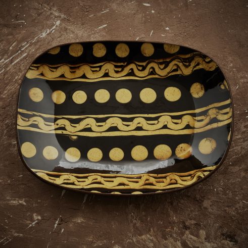 Abstract Pressed Dish
