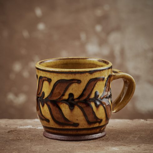 Autumn Leaf Mug (Honey)