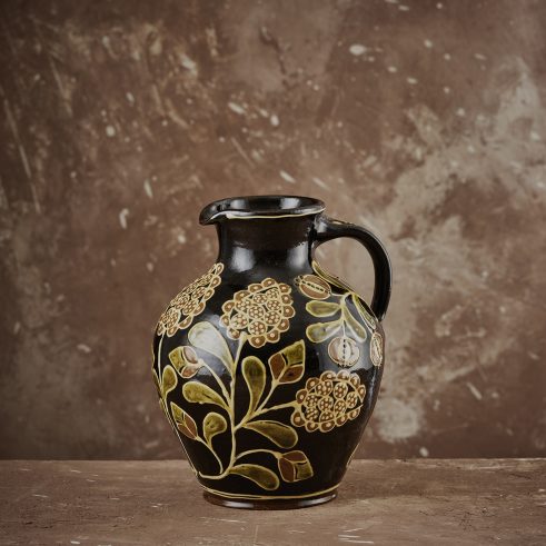 Medium Seed Head Jug (Black)