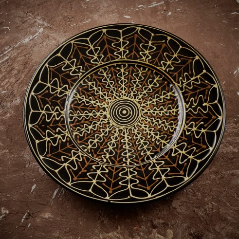 Oak Leaf Platter (Black)