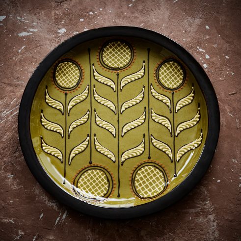 Lollypop Flower Charger (Olive)