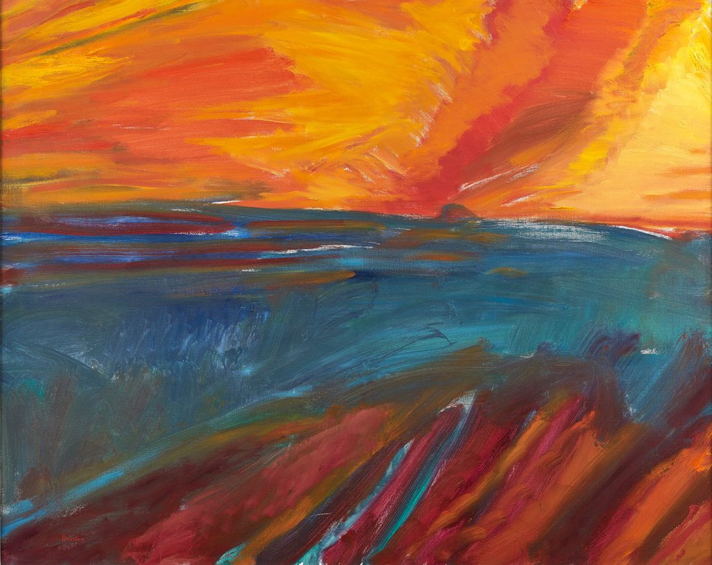 Rocky Coast, Sunset