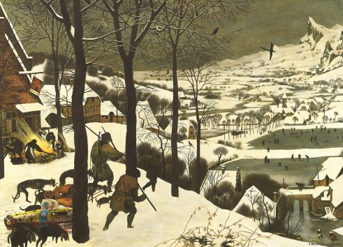 Hunters in the Snow
