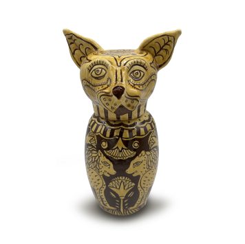 Coptic Cat Lidded Pot 