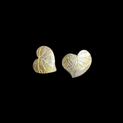 Heart Shaped Leaf Earrings