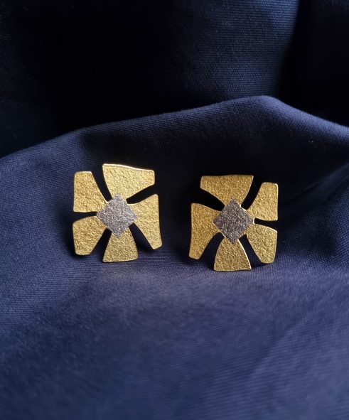 Earrings; Aleatoric Series