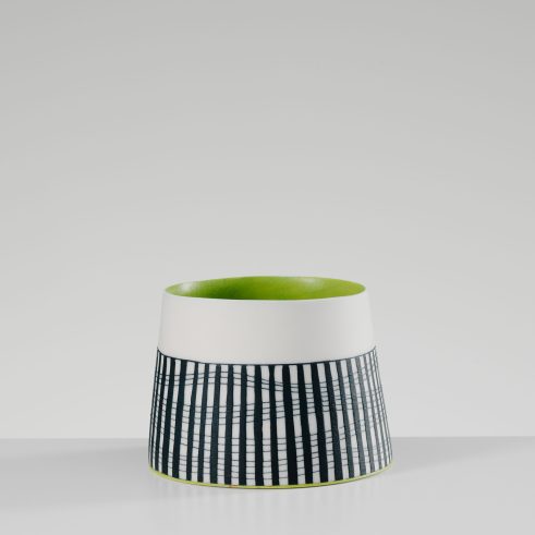 Small Bowl with Chartreuse Interior