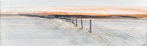 Winter Sunset, Angus, 12.xi.1982