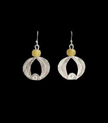 Yellow Agate Earrings