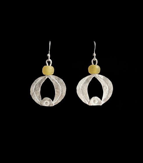 Yellow Agate Earrings