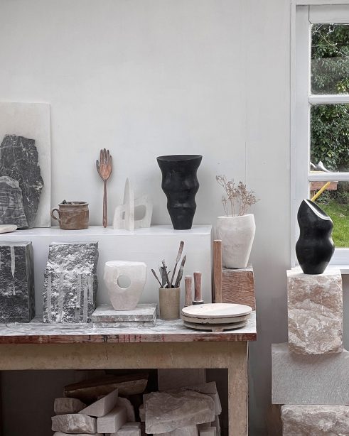 Oliver Cook’s studio