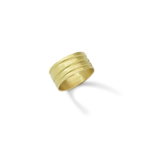 Chiselled Gold Band