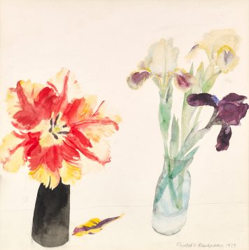 Parrot Tulip and Irises