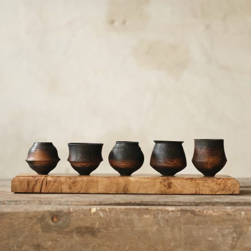 four lightning-struck English Oak vessels
